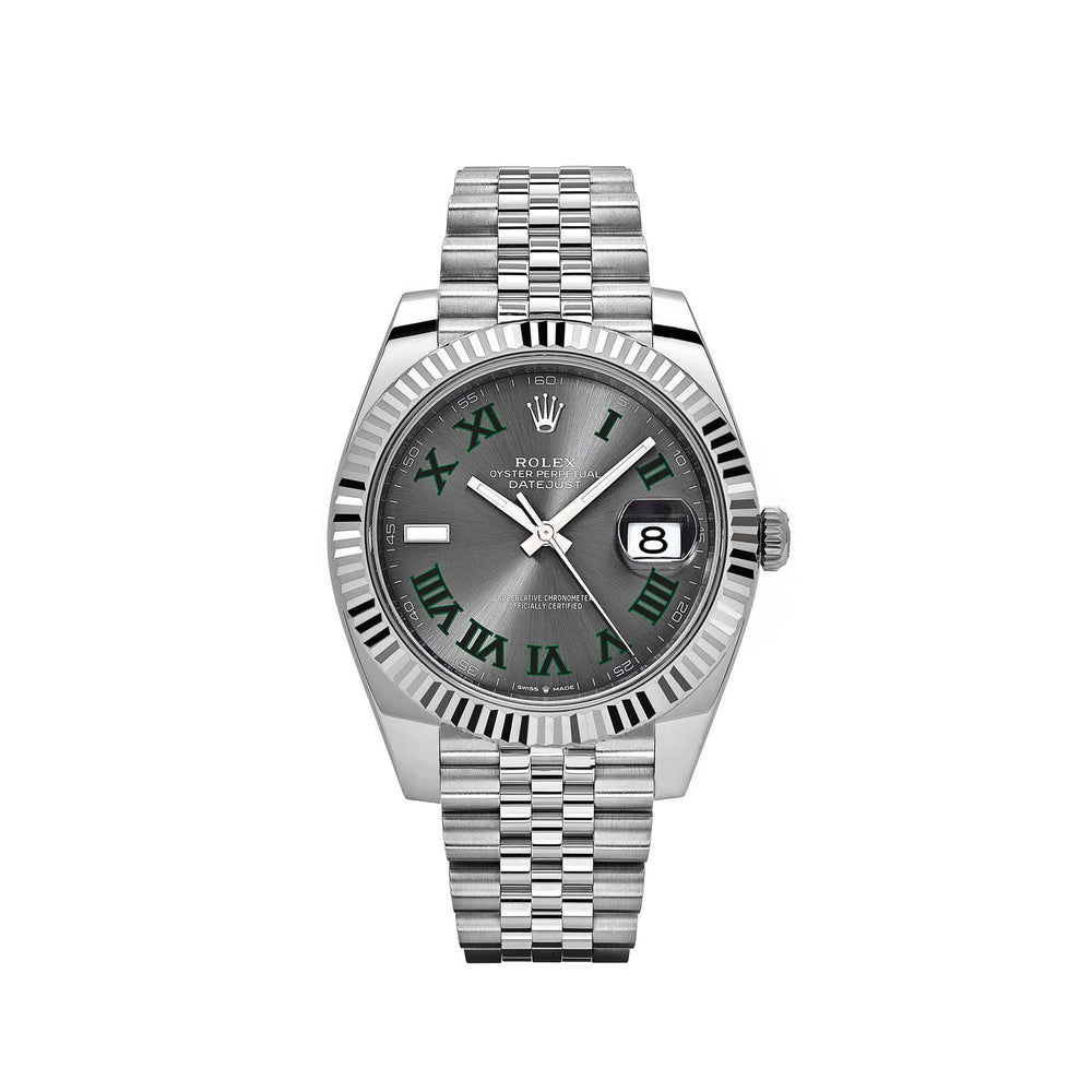 Rolex Datejust 126334 'Wimbledon' Stainless Steel Slate Dial Jubilee (2022) - View 12