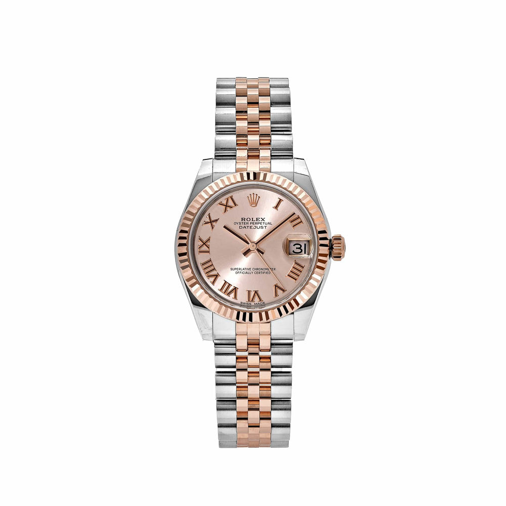 Rolex Datejust 178271 'Ladies' Rose Gold Stainless Steel Sundust Dial - View 12