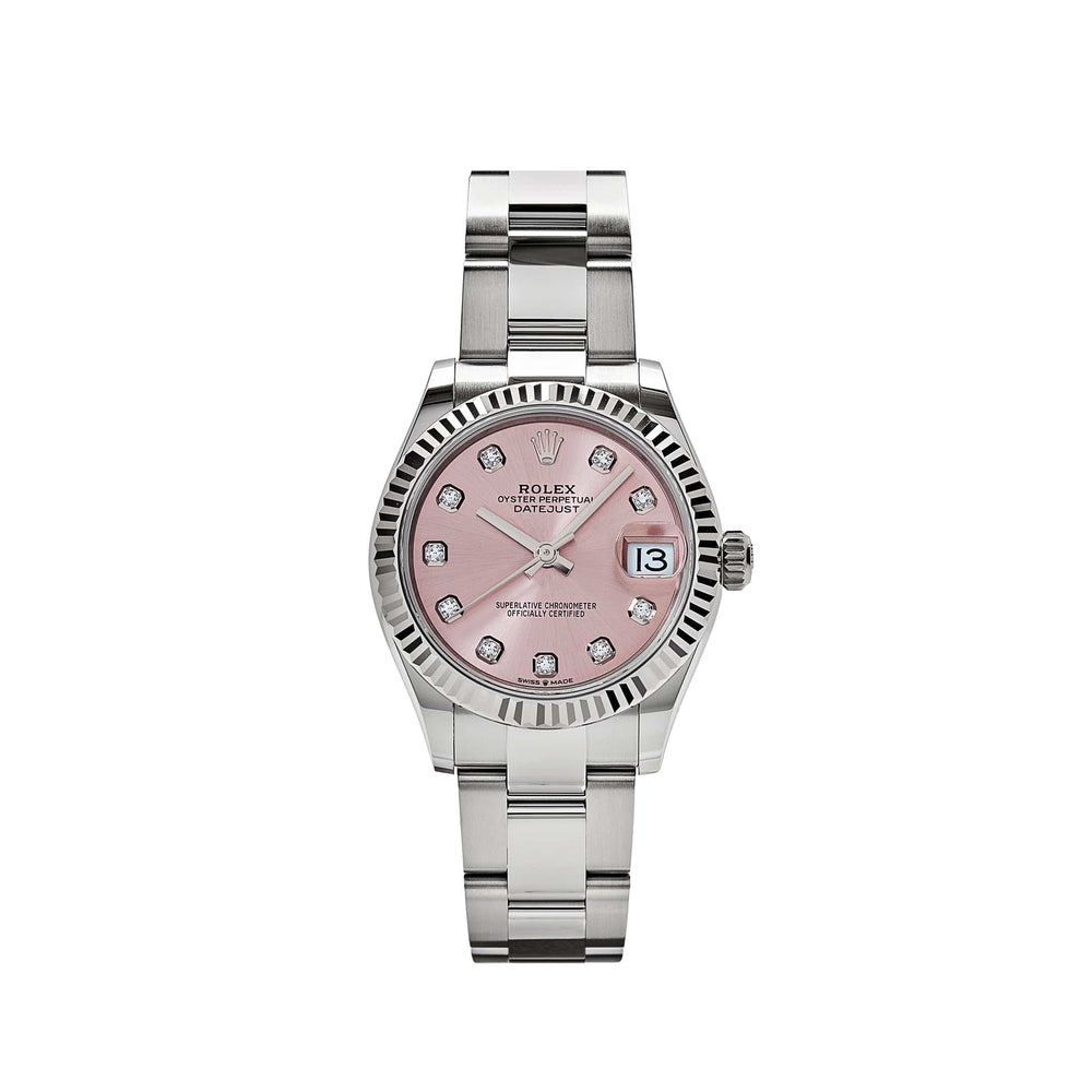 Rolex Datejust 278274 'Ladies' Stainless Steel Pink Diamond Dial - View 12
