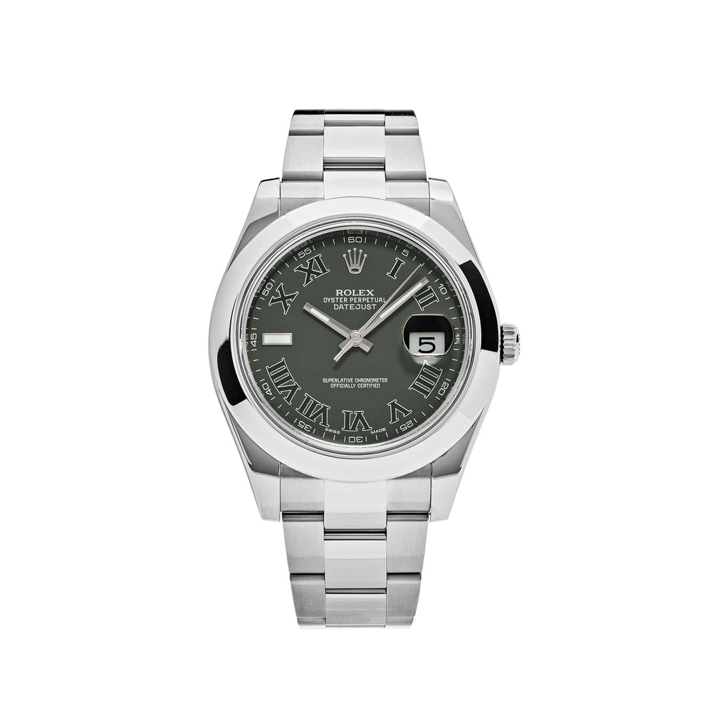 Rolex Datejust II 116300 Stainless Steel Grey Dial - View 12