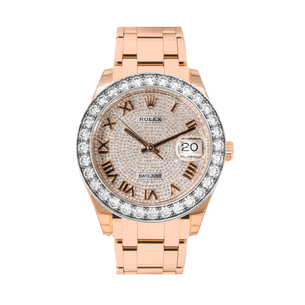 Rolex Datejust Pearlmaster 86285 Diamond Paved - View 2