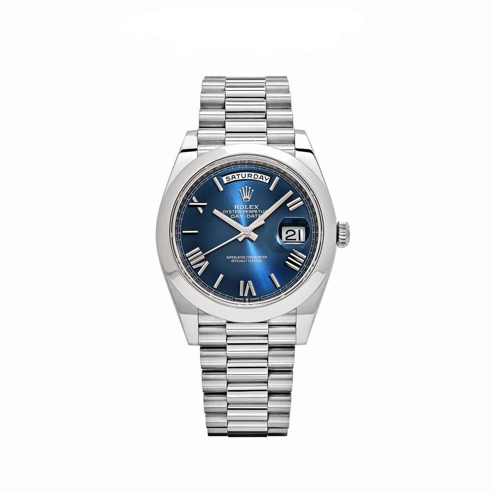 Rolex Day-Date 228206 Platinum Blue Dial (2022) - View 14