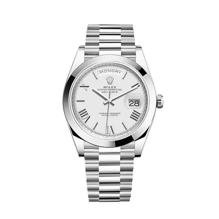 Rolex Day-Date 228206 Platinum White Dial - View 2