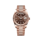 Rolex Day-Date 228235 Rose Gold Chocolate Dial - View 2