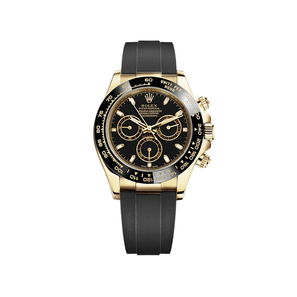 Rolex Daytona 116518LN Yellow Gold Black Dial (2022) - View 2