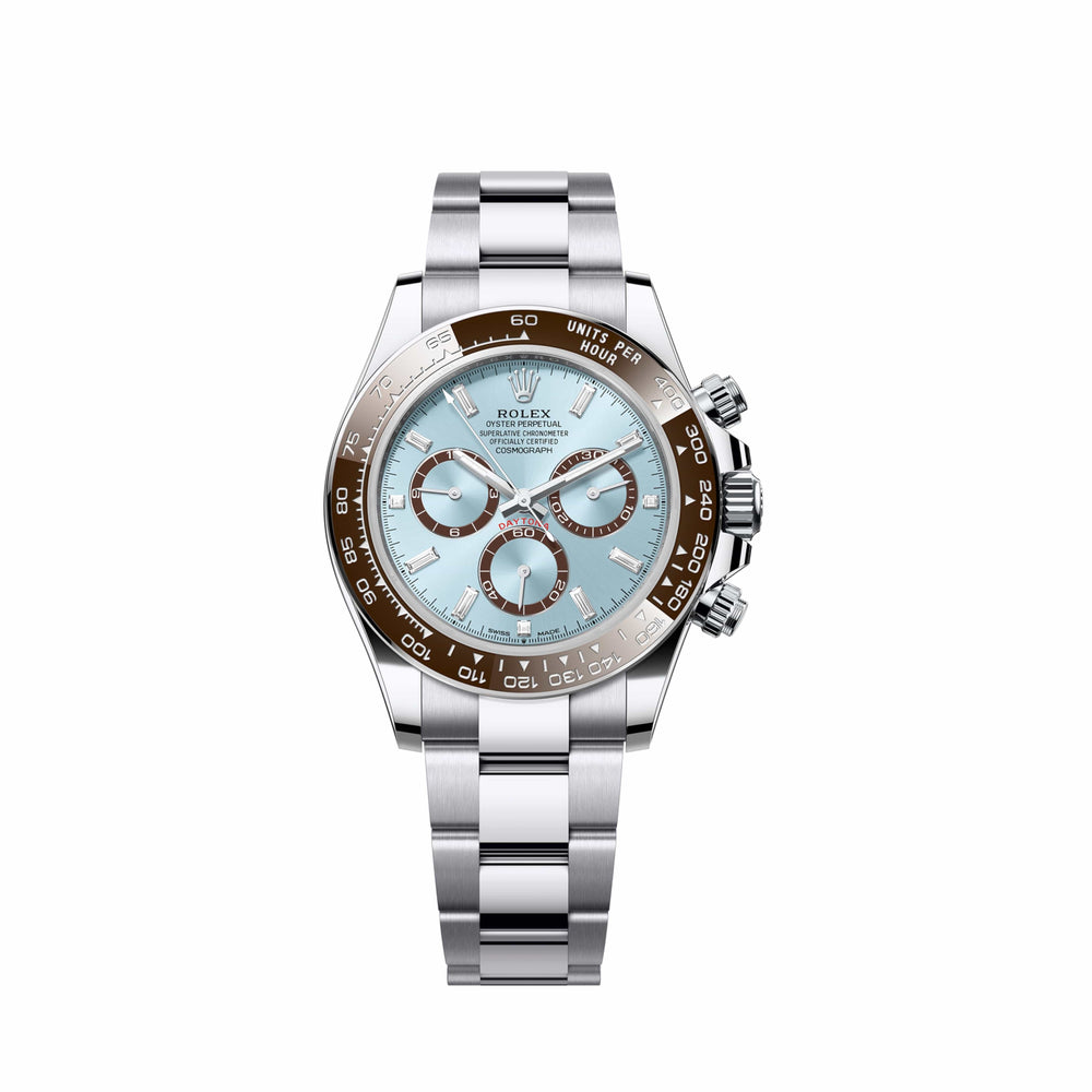 Rolex Daytona 126506 Platinum Ice Blue Baguette Dial (2024) - View 13