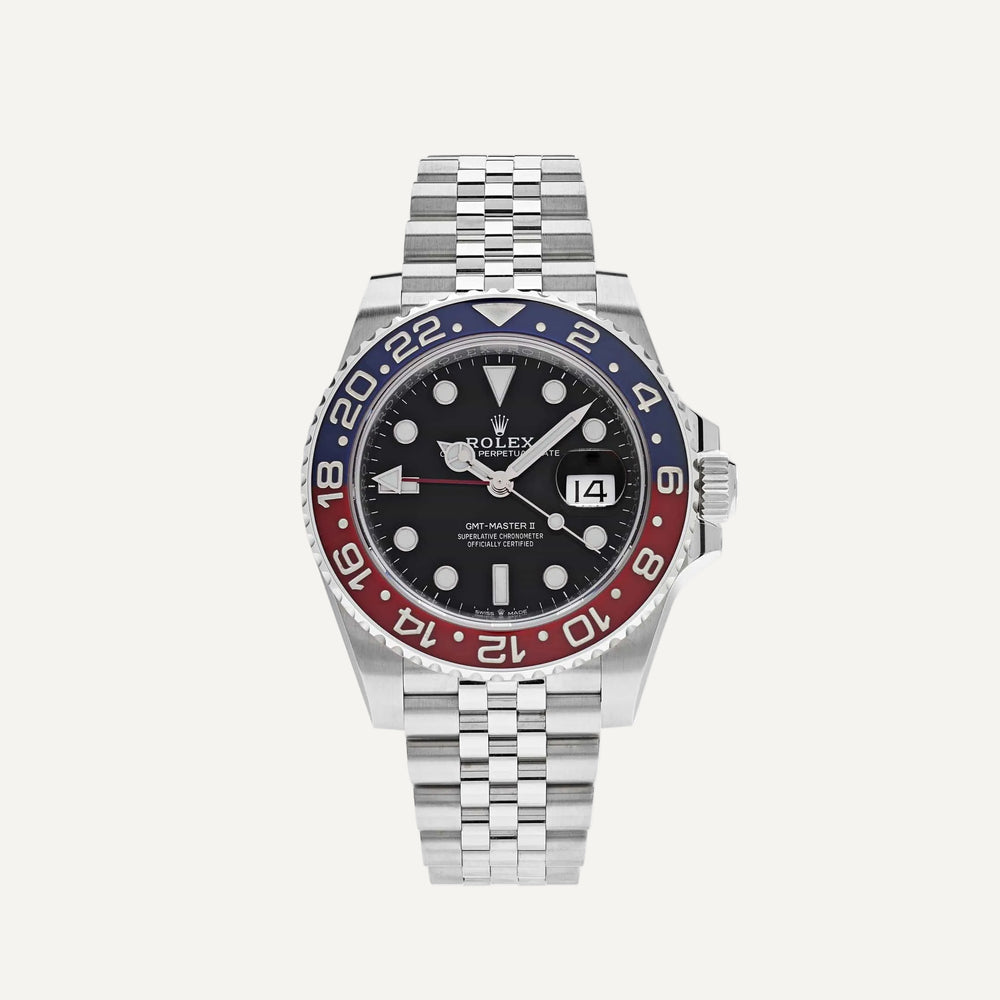 Rolex GMT-Master II 126710BLRO 'Pepsi' Stainless Steel Black Dial Jubilee - View 12