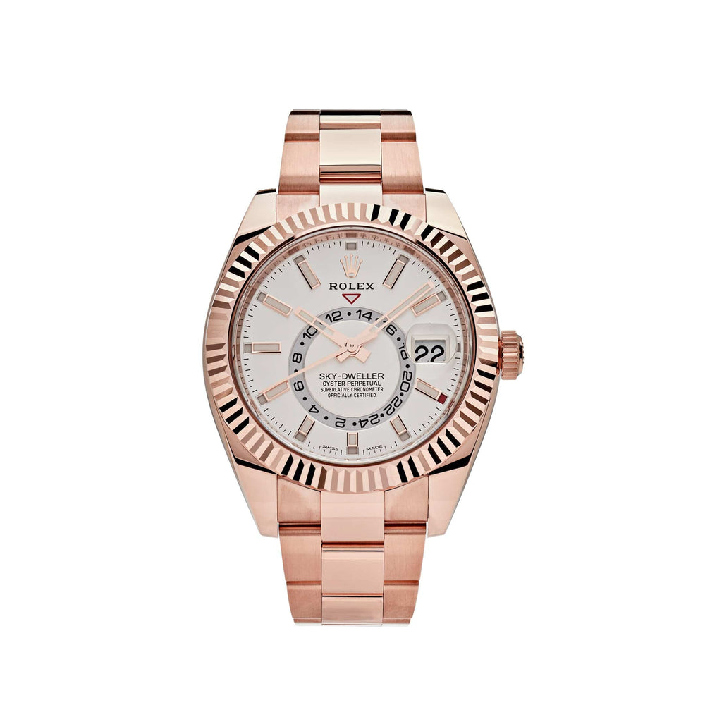 Rolex Sky-Dweller 326935 Rose Gold White Dial - View 4