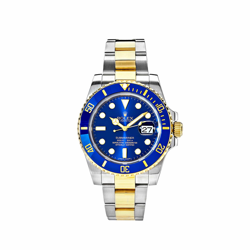 Rolex Submariner Date 116613LB Stainless Steel Yellow Gold Blue Dial - View 4