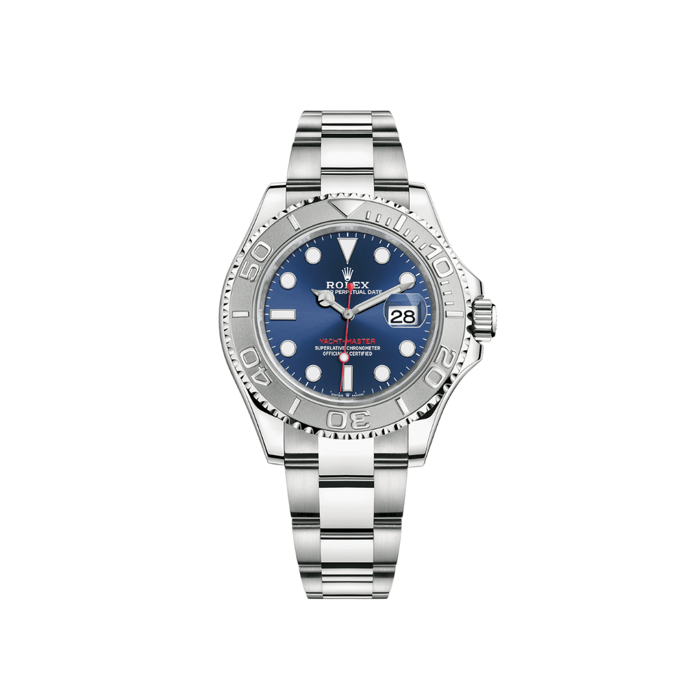 Rolex Yacht-Master 116622 Stainless Steel Platinum Blue Dial - View 10