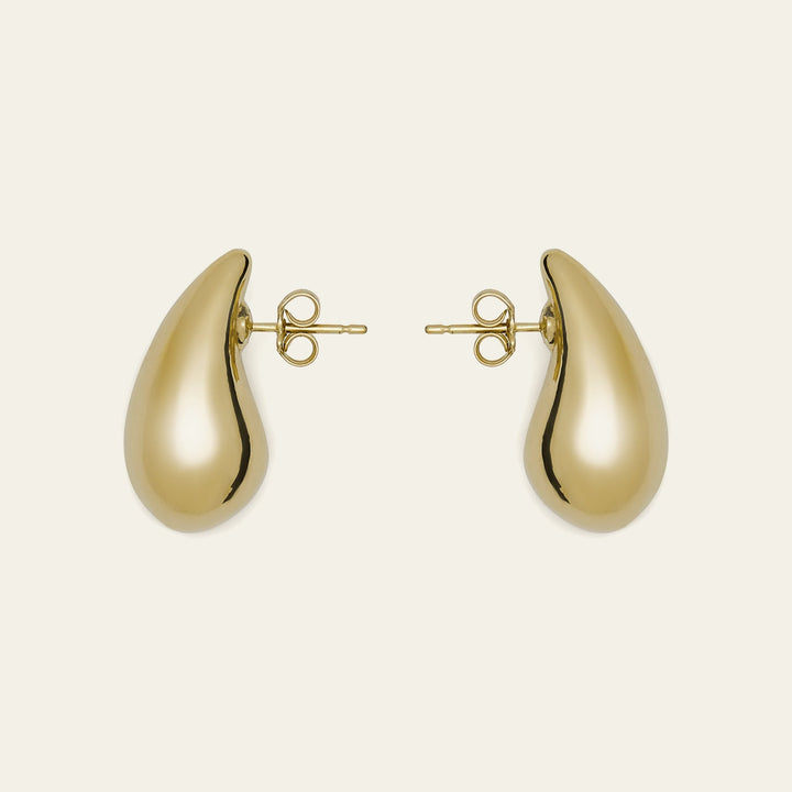 Gold Teardrop Earrings