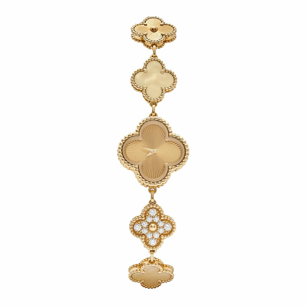 Van Cleef & Arpels Sweet Alhambra VCARO8WW00 Diamond Mother-of-pearl Watch (2023) - View 8