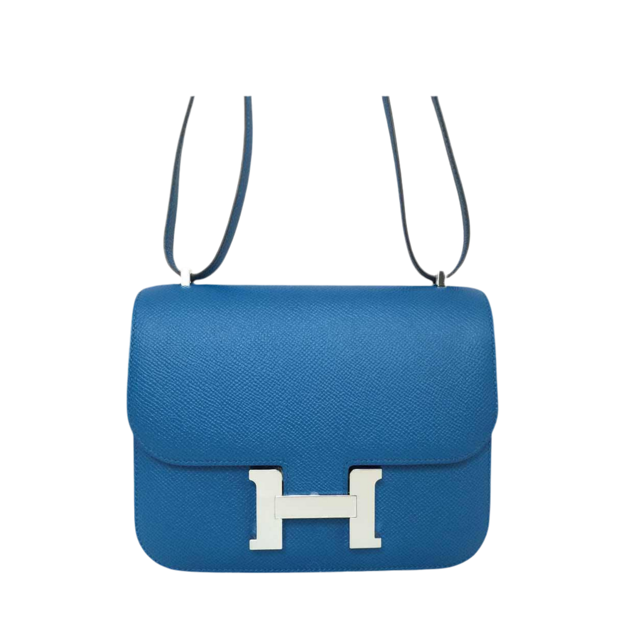 Hermès Constance 18 Bleu Izmir Epsom Palladium Hardware