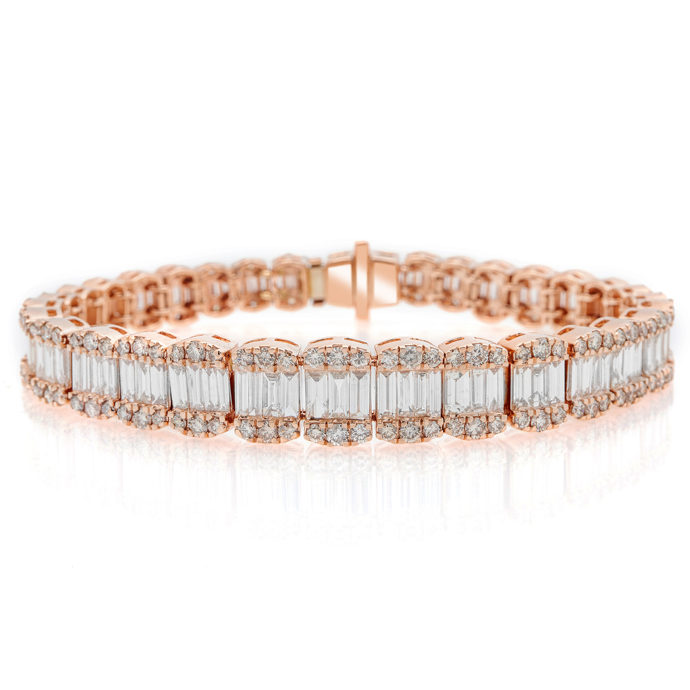 DIAMOND BAGUETTE BRACELET - View 2