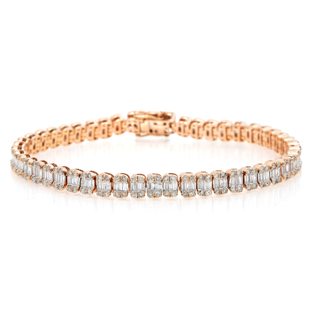 DIAMOND BAGUETTE BRACELET - View 2