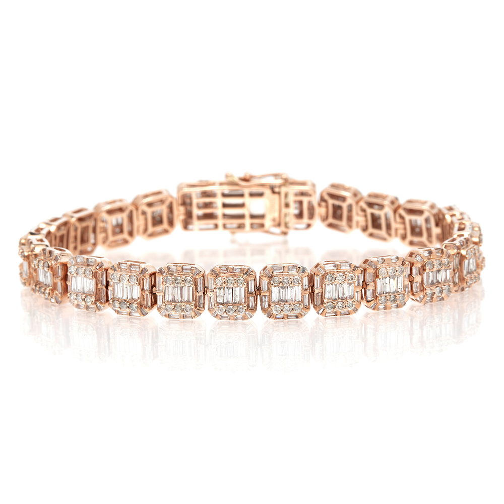 DIAMOND BAGUETTE BRACELET - View 2