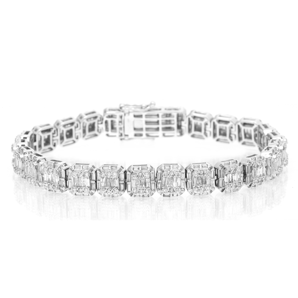 DIAMOND BAGUETTE BRACELET - View 2