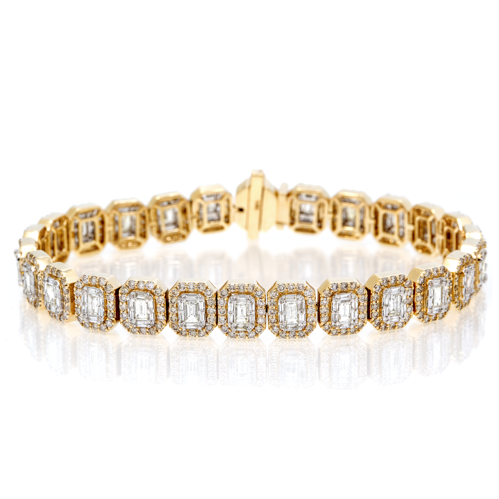 DIAMOND BAGUETTE BRACELET - View 3