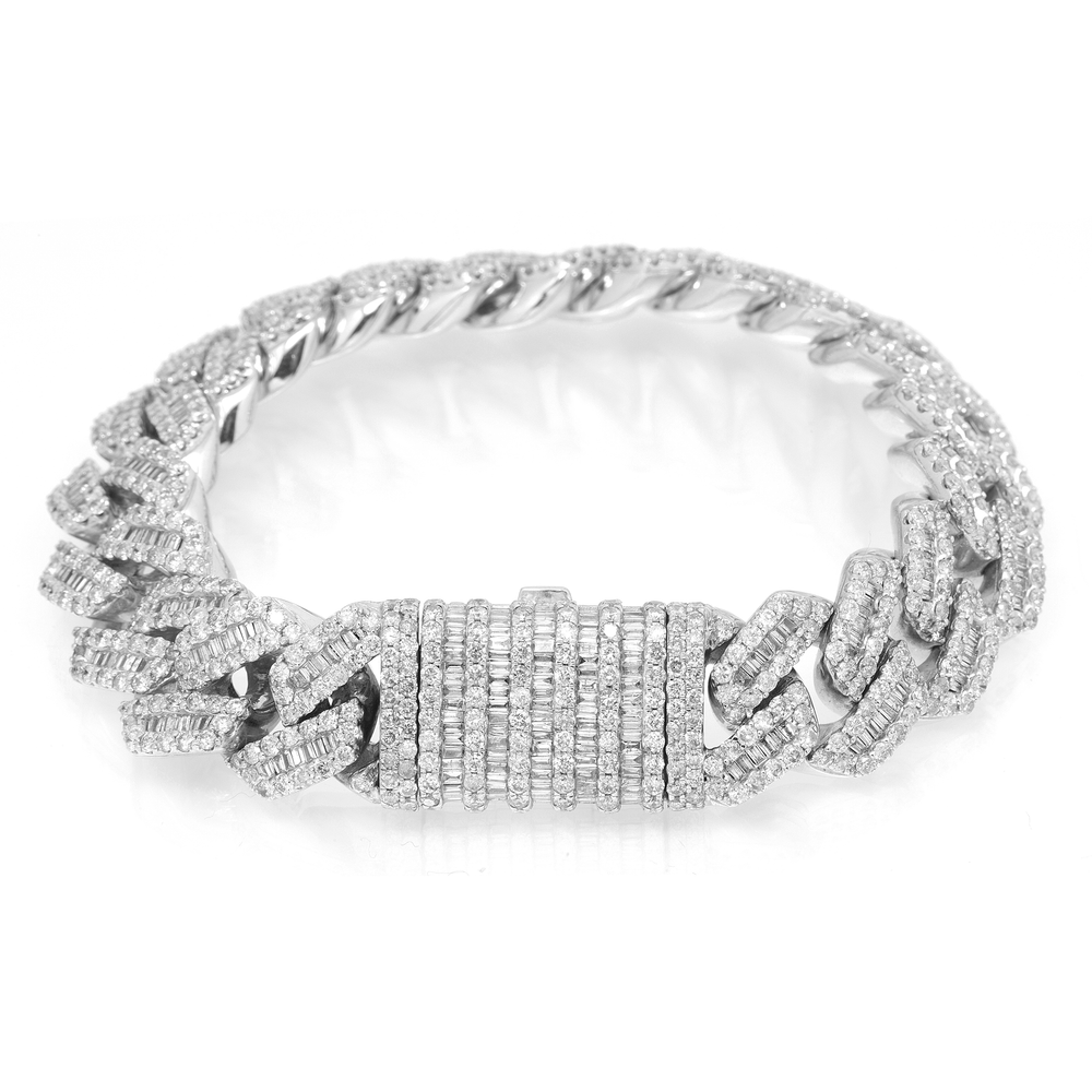 DIAMOND CUBAN BRACELET - View 3