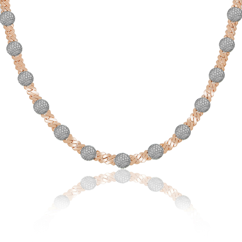 Diamond Cuban Ball Chain