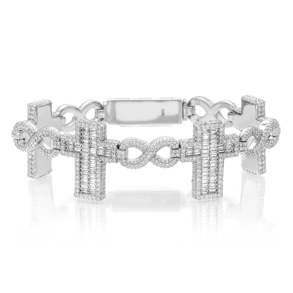 INFINITY LINK CROSS BRACELET - View 2