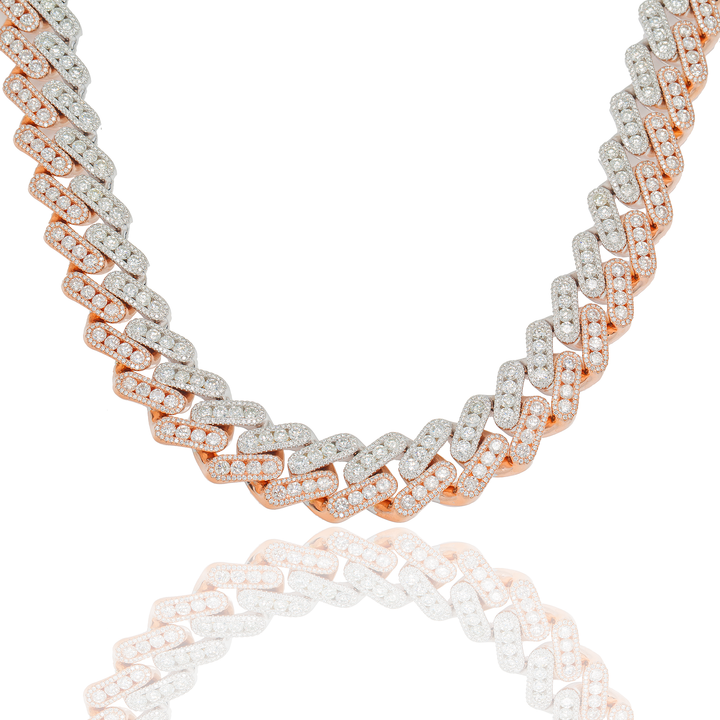 TWO TONE CUBAN CHAIN - View 2