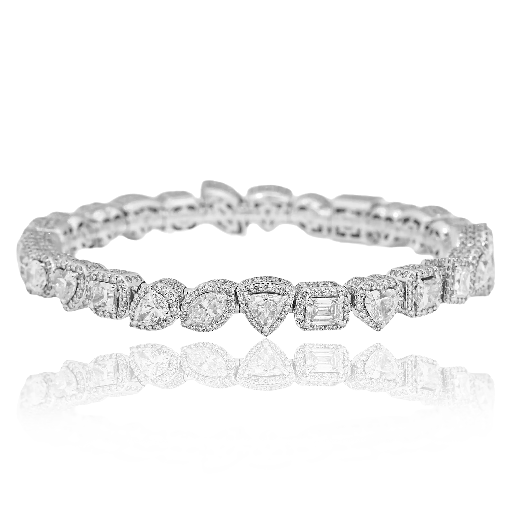 DIAMOND MULTI SHAPE BRACELET - View 2