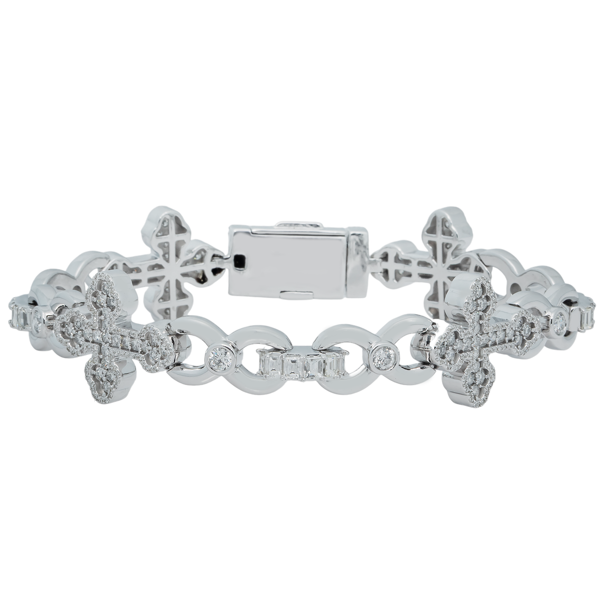 INFINITY CROSS DIAMOND BRACELET - View 2