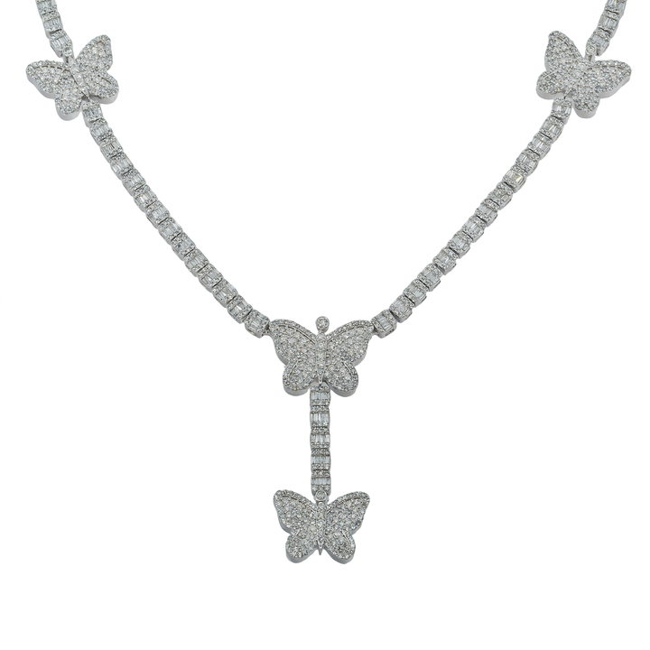 Collar Mariposa de Diamantes