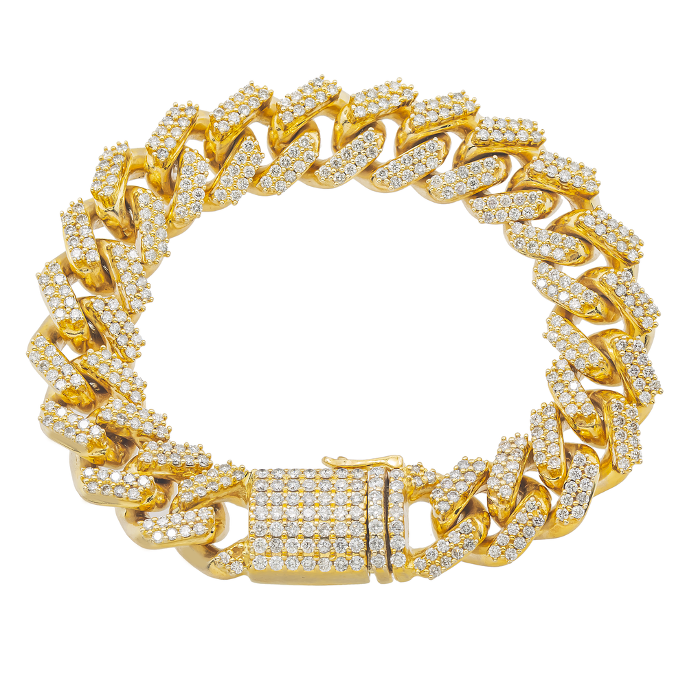 DIAMOND PRONG SET CUBAN - View 2