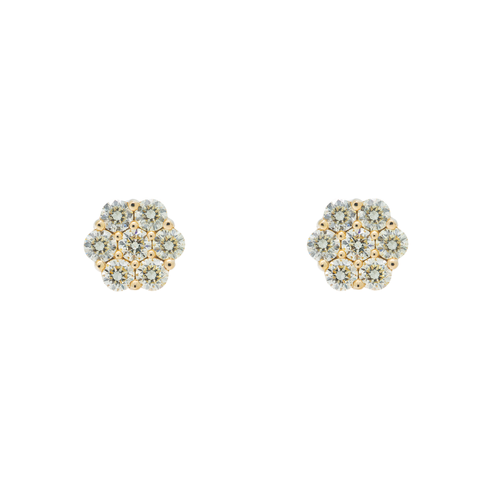 FLOWER CLUSTER EARRINGS - View 2