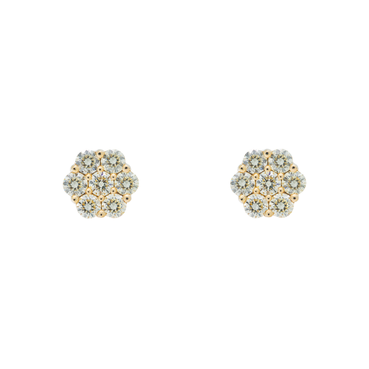 FLOWER CLUSTER EARRINGS - View 2