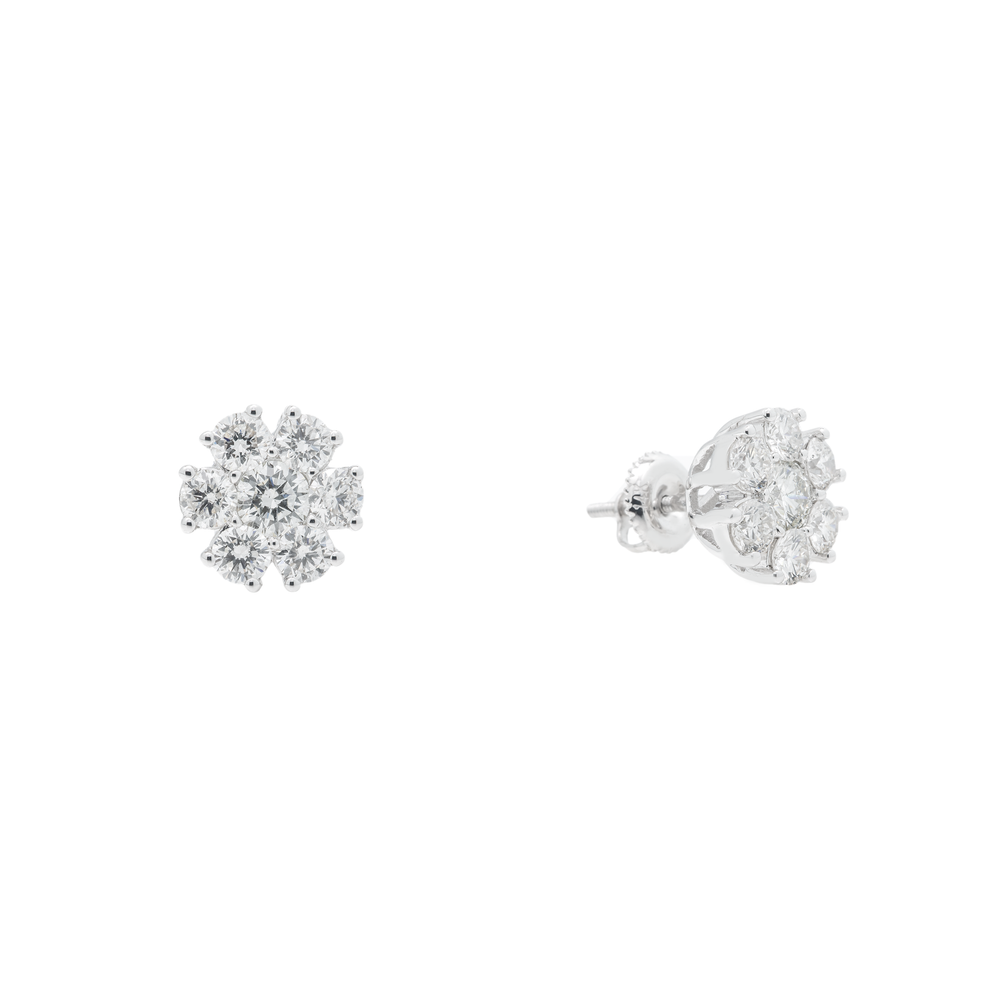 FLOWER CLUSTER EARRINGS - View 2