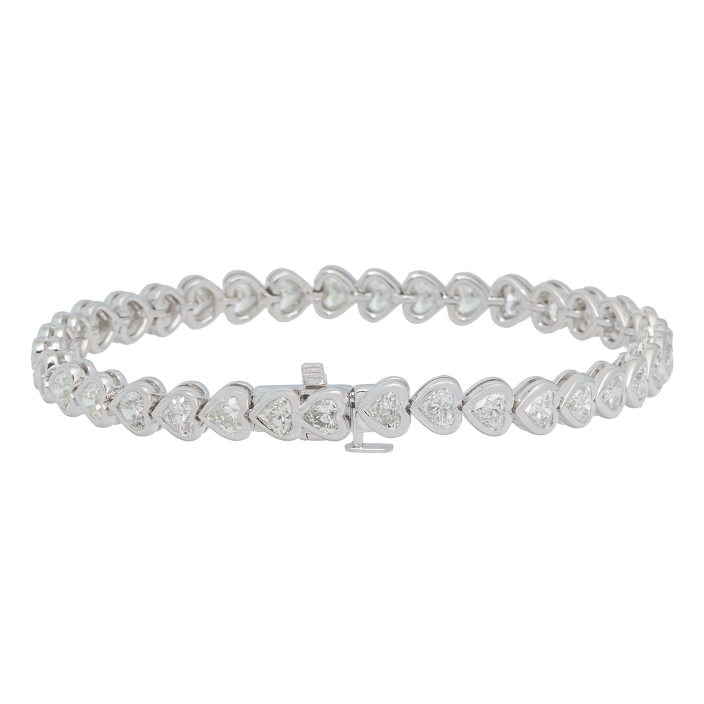 DIAMOND HEART BRACELET - View 2