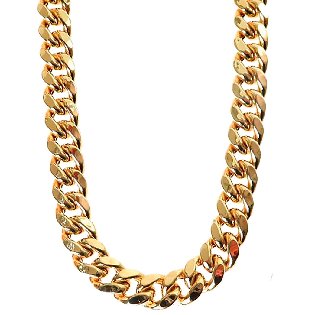 14K Yellow Gold Hollow Miami Cuban 7.5mm