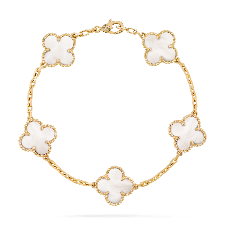 Vintage Alhambra bracelet, 5 motifs