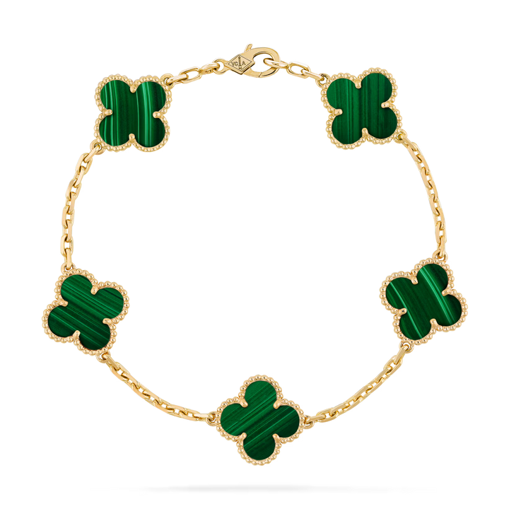 Vintage Alhambra bracelet, 5 motifs