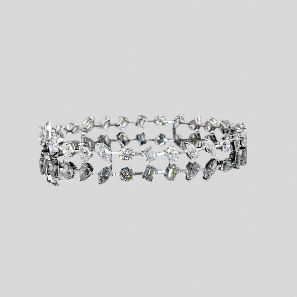 7.3 Carat Diamond Tennis Bracelet
