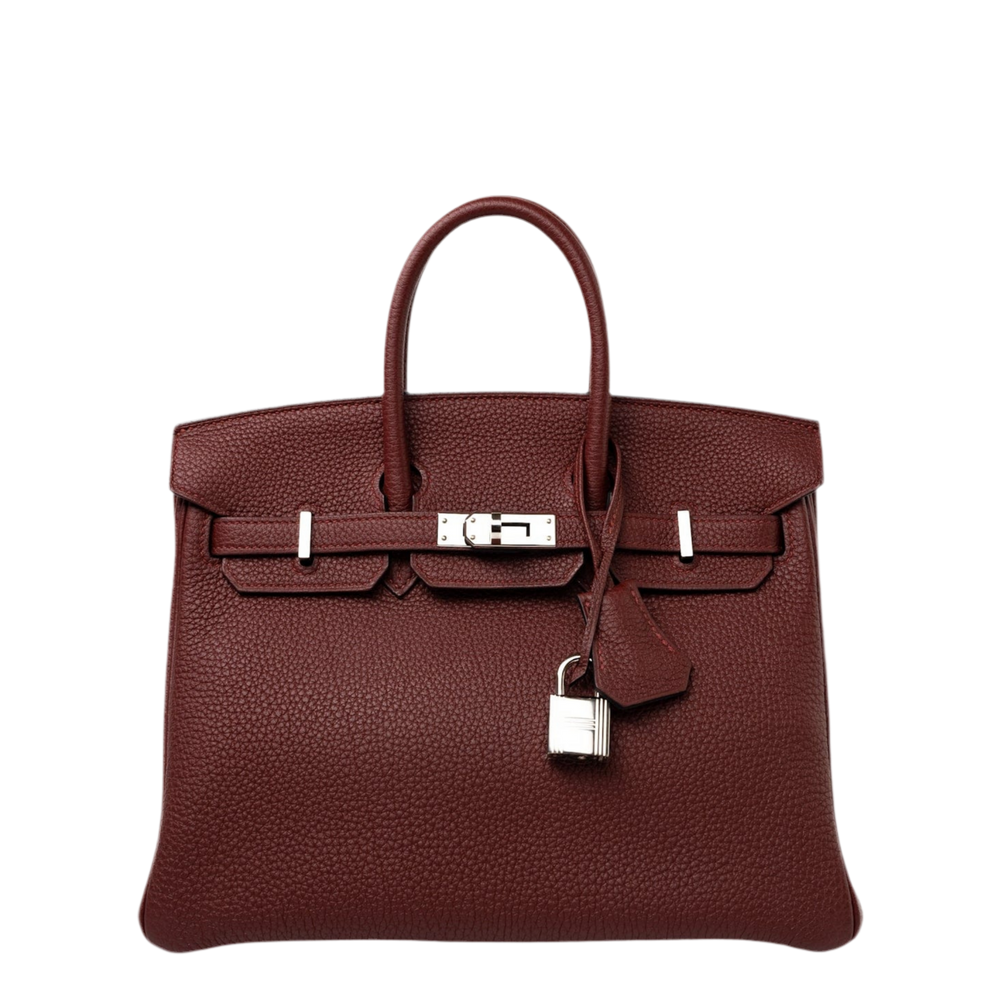 Hermès Birkin 25 Togo Rouge Palladium Hardware