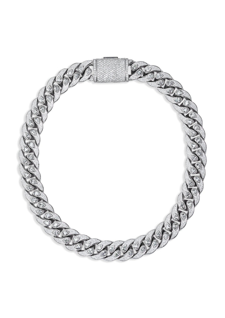 TEARDROP BANDANA CUBAN CHAIN - View 3