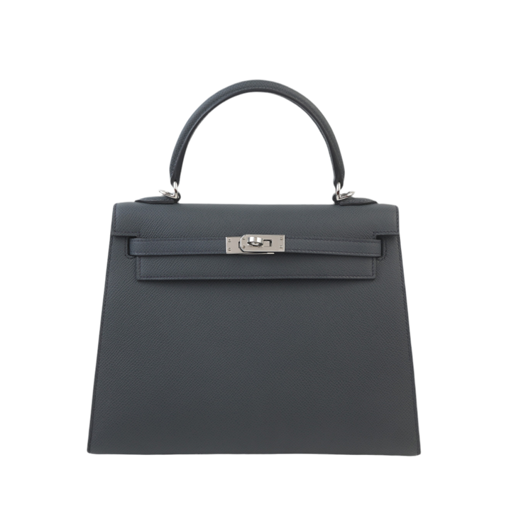 Hermès Kelly II Sellier 25 Epsom Gris Misty Palladium Hardware