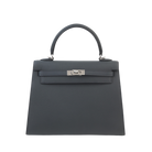 Hermès Kelly II Sellier 25 Epsom Gris Misty Palladium Hardware