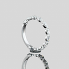 1.03 Carat Pear Diamond Eternity Ring