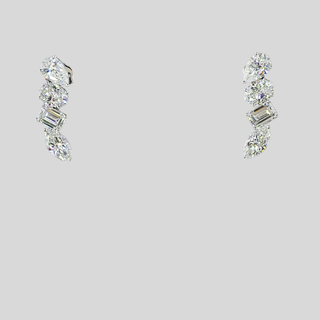 4.1 Carat Diamond Earrings