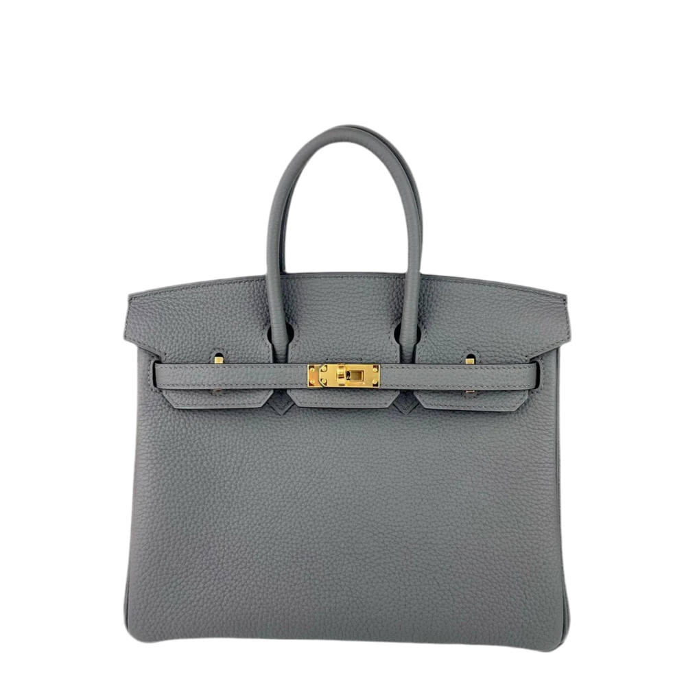 Hermès Birkin 25 Gris Meyer Togo Gold Hardware