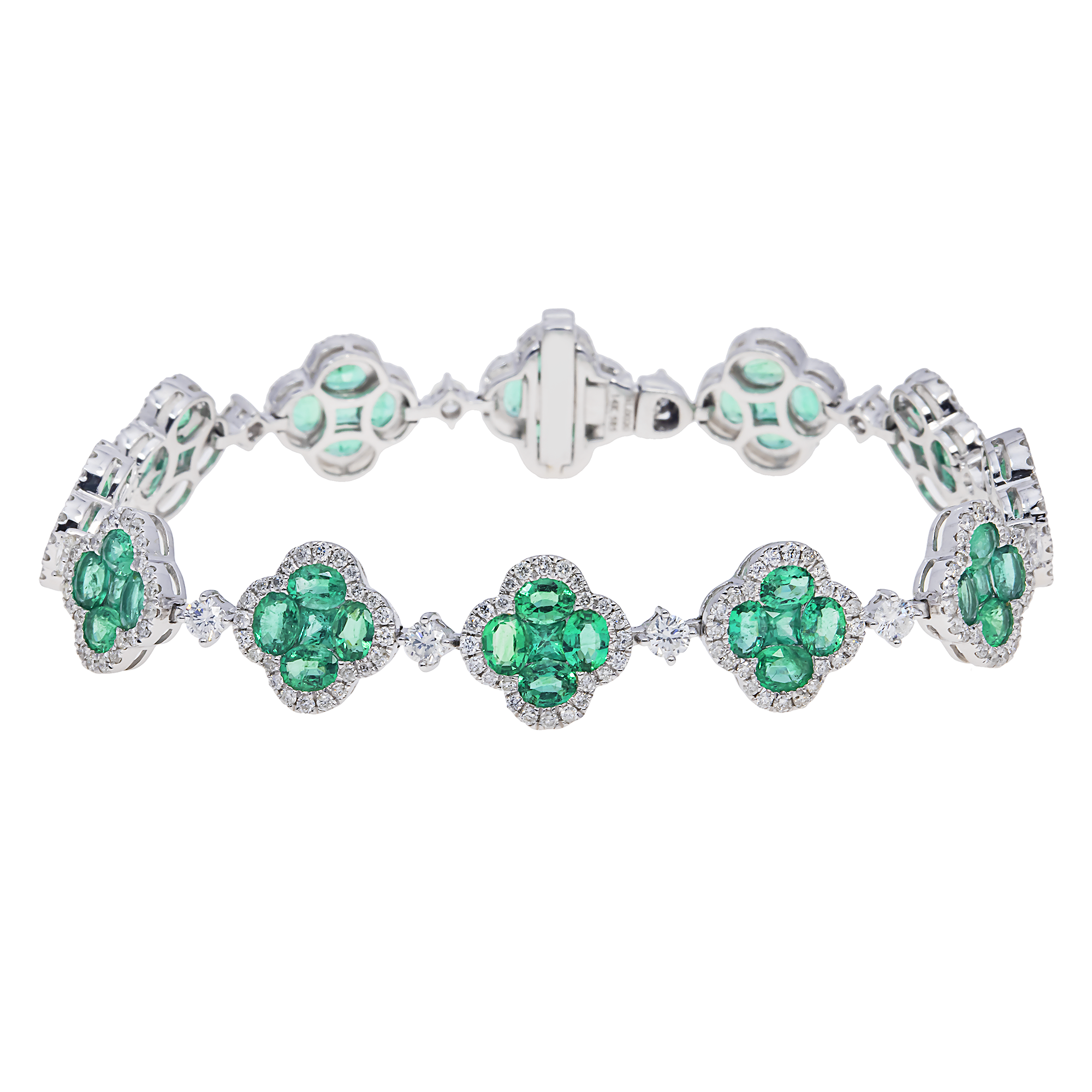 DIAMOND CLOVER BRACELET - View 3