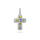 COLORED GEM STONE PENDANT - View 3