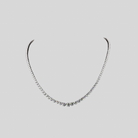 12 Carat Graduated Diamond Tennis Necklace