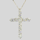 4.10 Carat Round Diamond Necklace