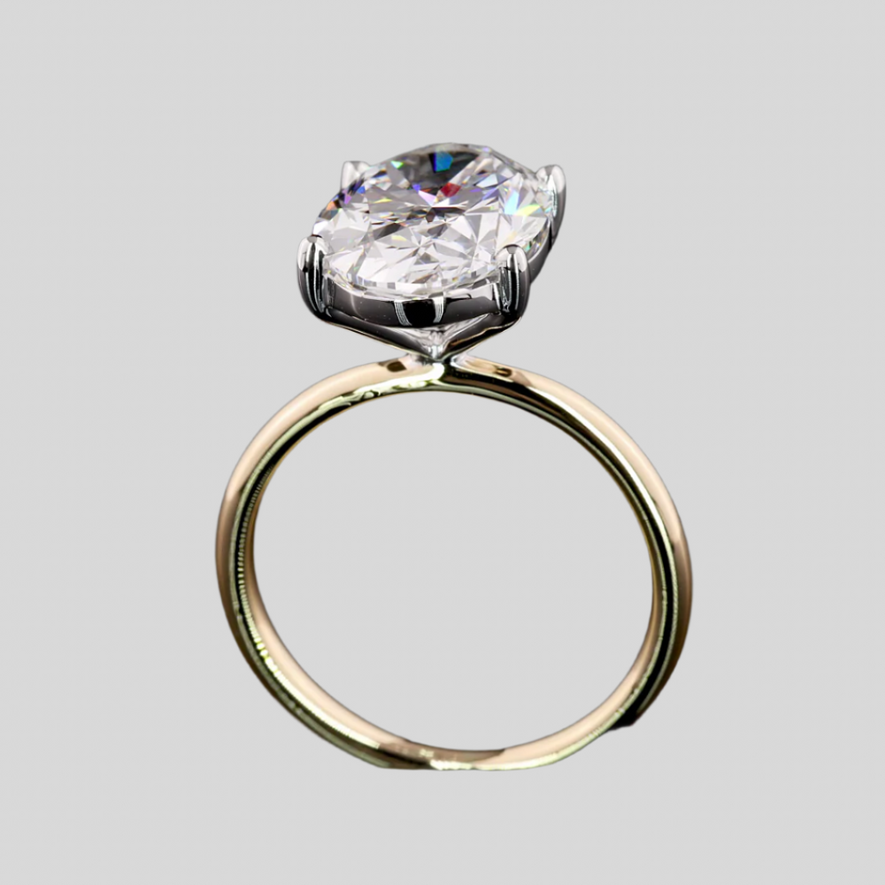 4.03 Carat Oval Diamond Ring